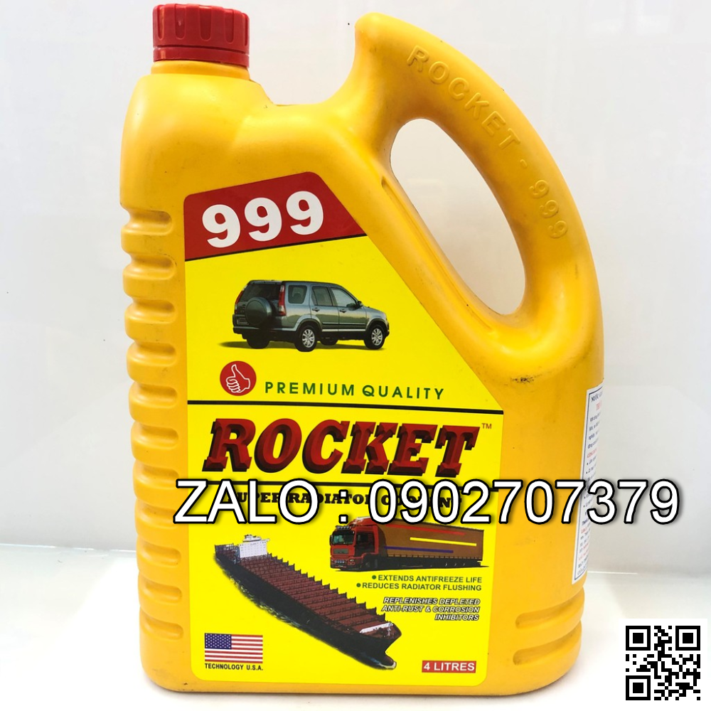 Nước làm mát ROCKET 999 4 lít (Đỏ)
