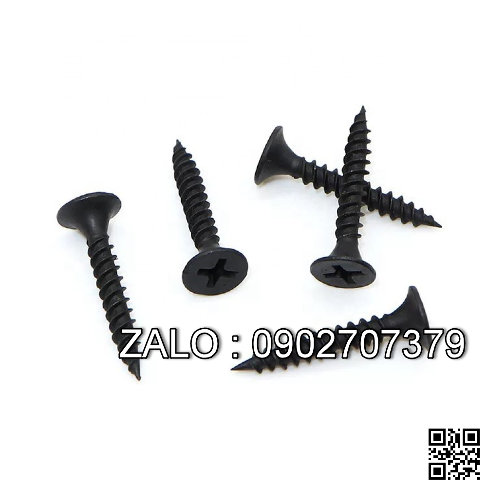 Ốc Vít Bake Đầu Nhỏ thép đen M5x4