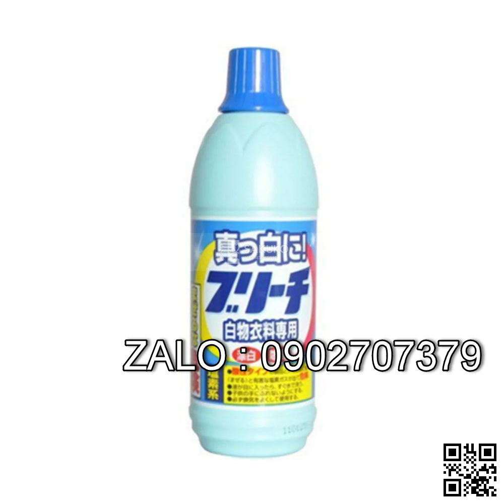 Nước tẩy trắng quần áo 600ml Rocket (Kiện 24 cái)
