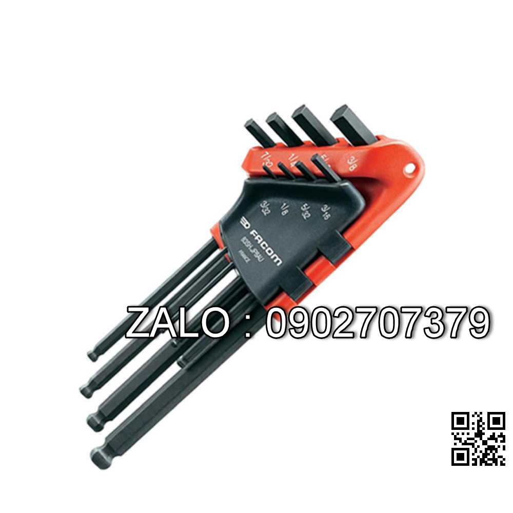 Bộ chìa vặn lục giác bi VATA 19 cây 1.5-10mm & 1/16