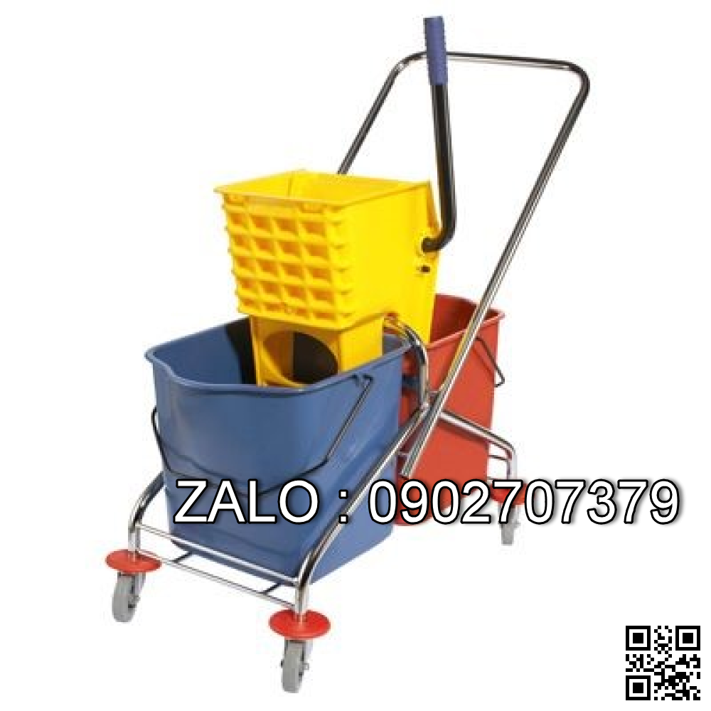 Xe ép nước lau nhà 2 xô HiClean HC 071