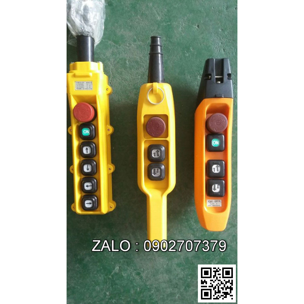 Điều khiển từ xa cầu trục cổng trục 2 nút