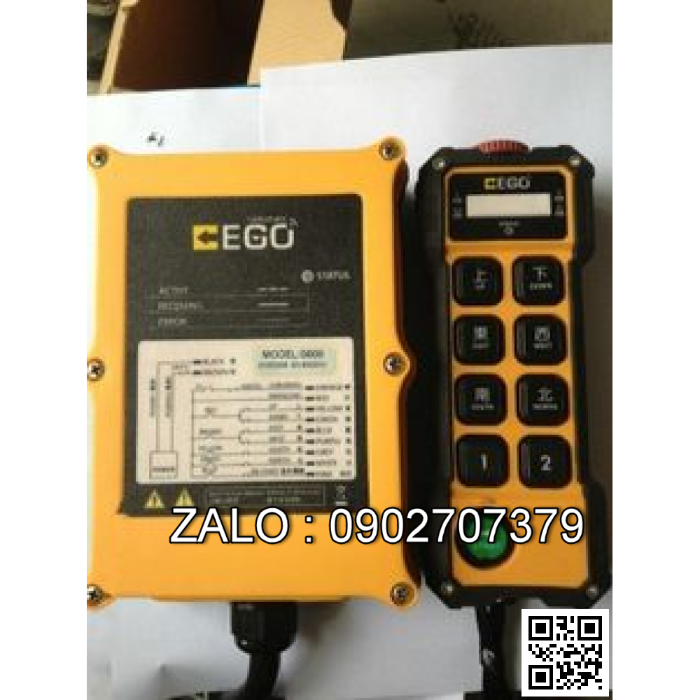 Điều khiển từ xa cầu trục 8 nút bấm