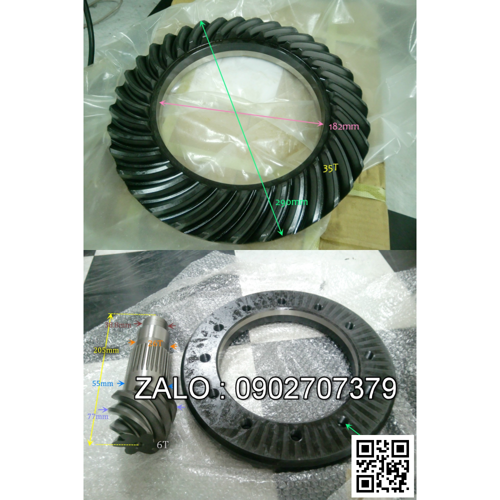 Cùi dĩa 6TX35TX12H
