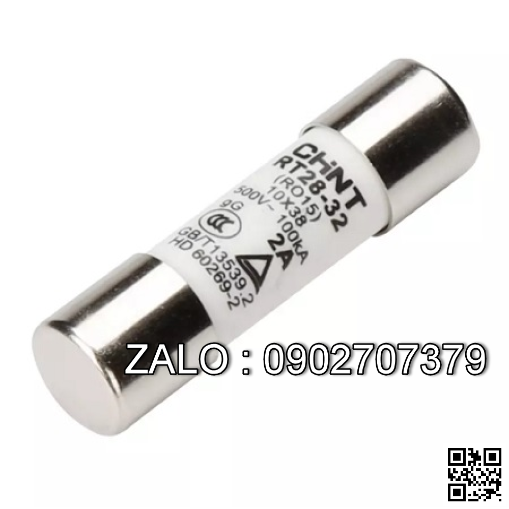 Cầu chì sứ RT 28-32, 2A - 500V