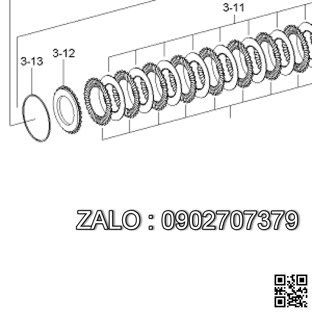Tổng phanh xe nâng HYUNDAI 250D-7E 35HV-01000