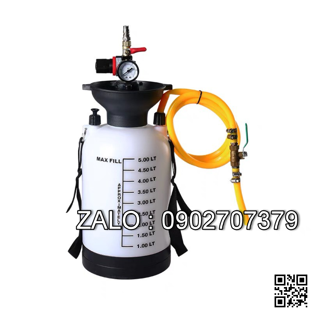 Binh bơm dầu cầu, dầu hộp số bằng khí nén loại 8 lít