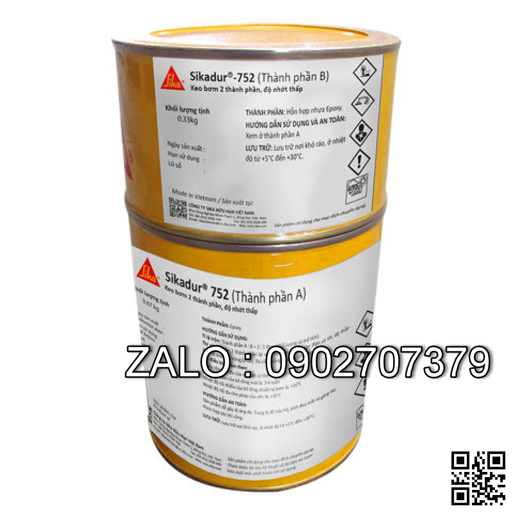 Sikadur 752 - Keo Epoxy bơm xử lý vết nứt