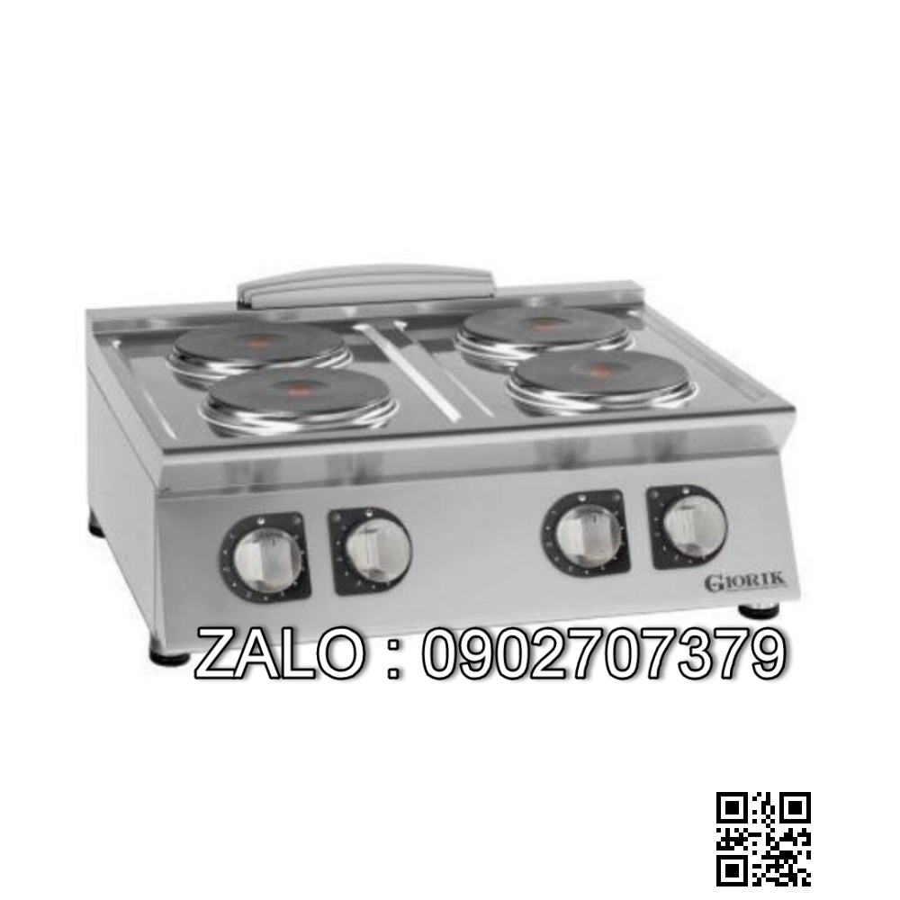 Bếp Âu 4 mặt tròn để bàn dùng điện Giorik CE74TT