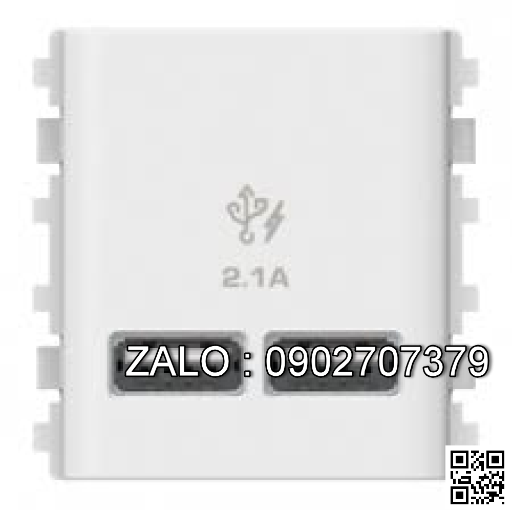 cổng sạc USB 2.1A Clipsal / Schneider 3031USB_WE