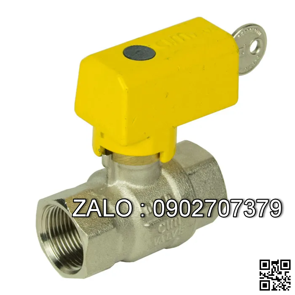 Van khóa thau tay vặn thau màu đỏ 27