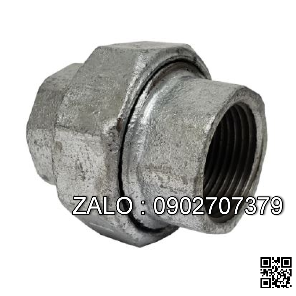 Rắc co thép đen ren trong 34
