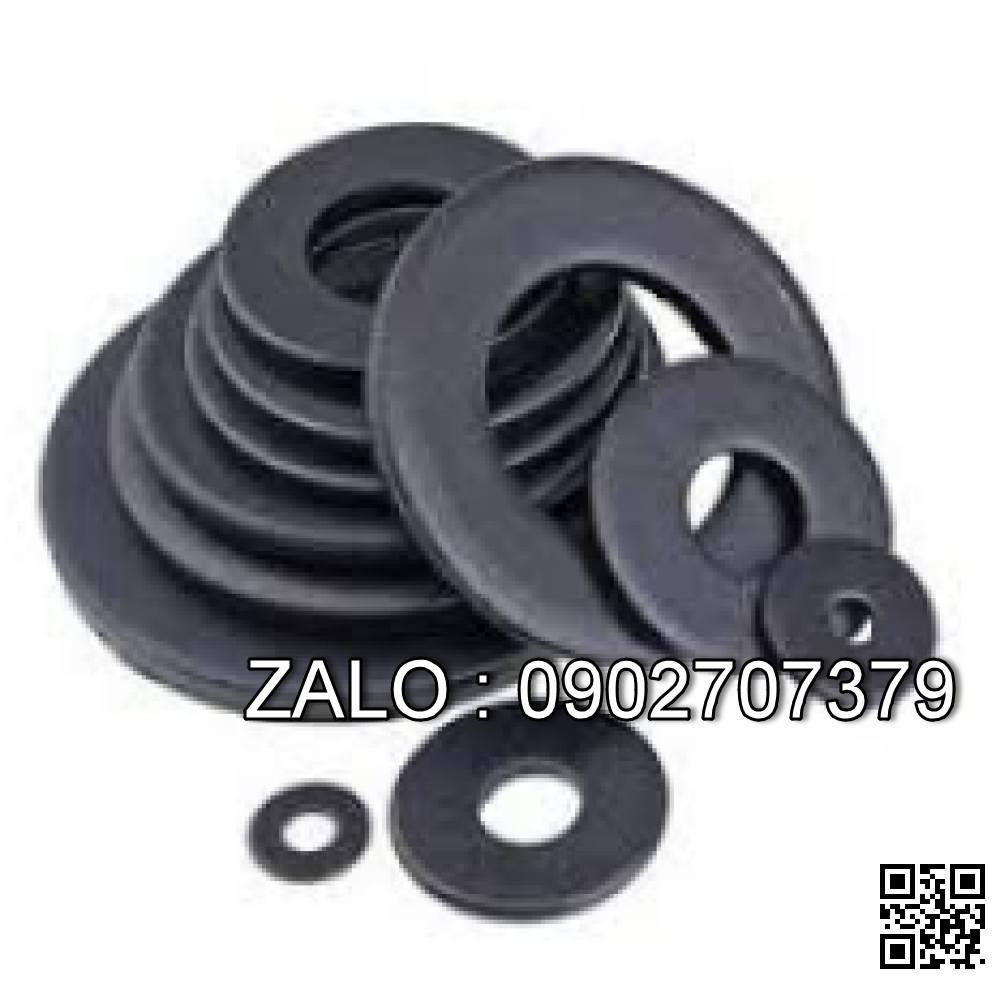 Lông đền phẳng thép đen M20