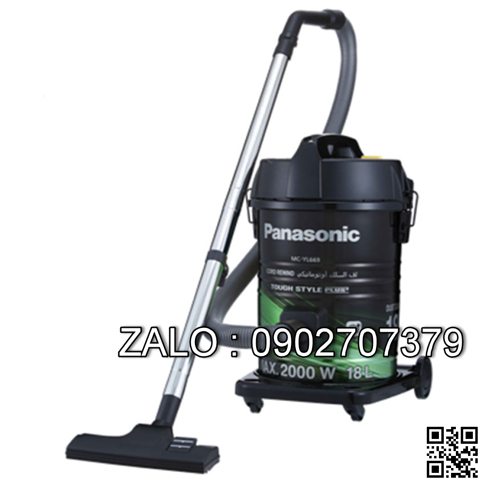 MÁY HÚT BỤI KHÔ PANASONIC PAHB-MC-YL669GN49