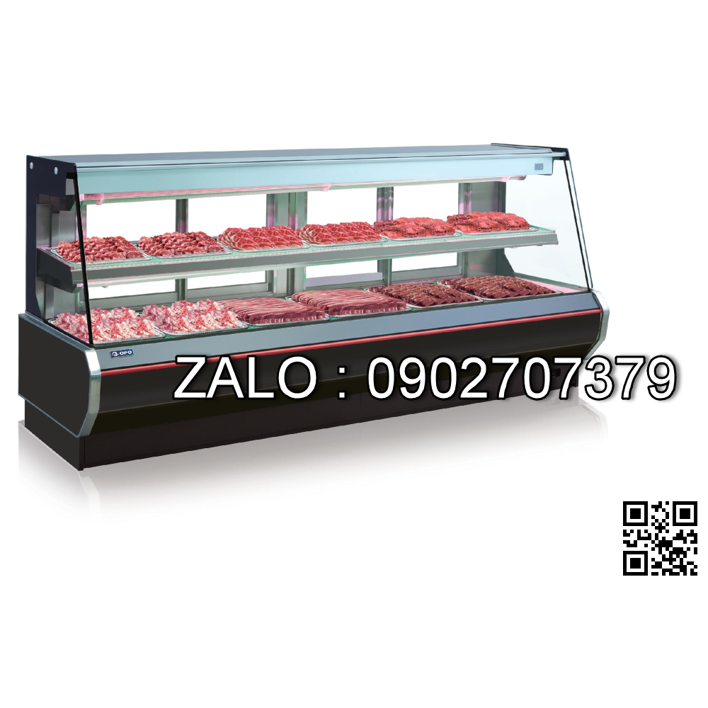 Tủ trưng bày thịt 2 ngăn OPO D1M1-08SF