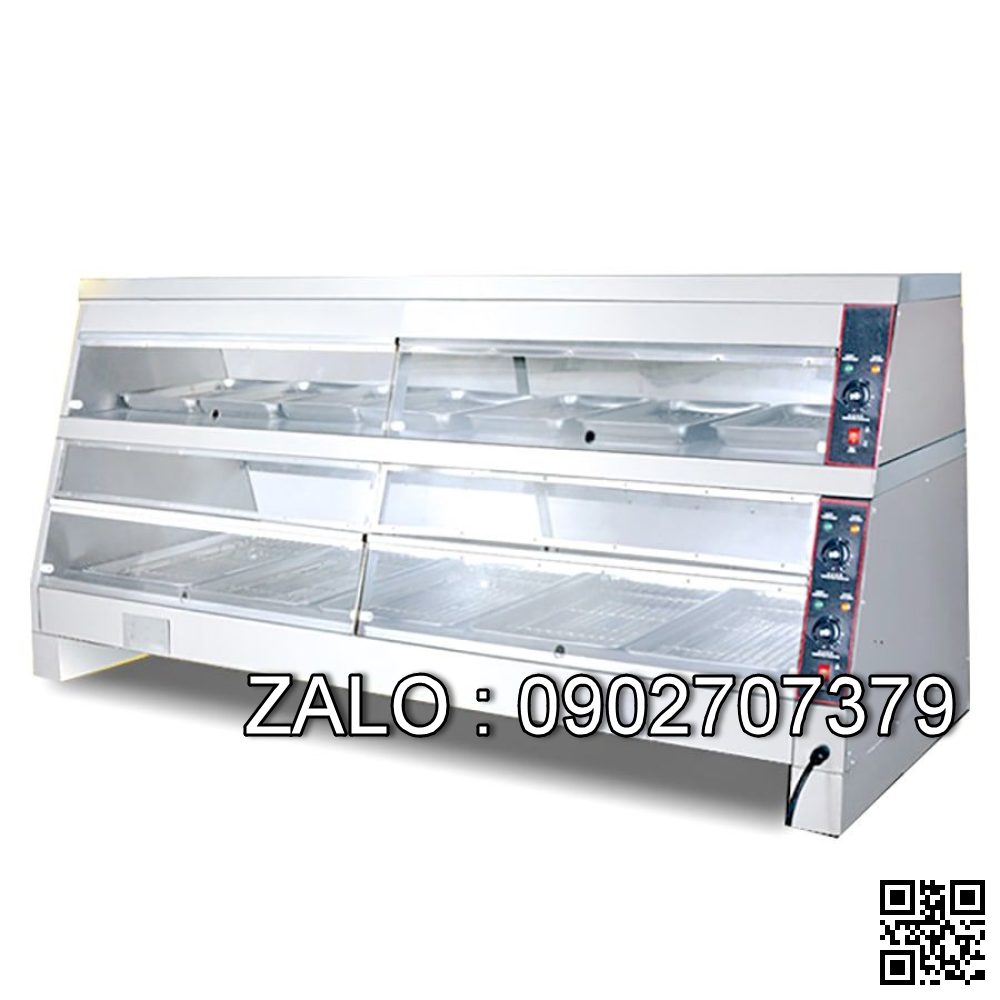 Tủ giữ nóng 2 tầng nhiệt độc lập KS–DH 202