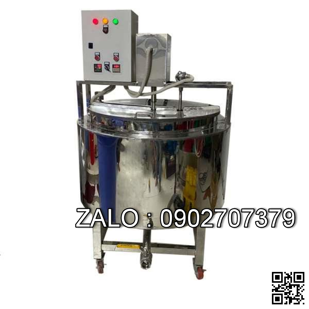 Nồi nấu tương ớt 100L, 200L, 300L, 500 lít bằng điện và máy bơm