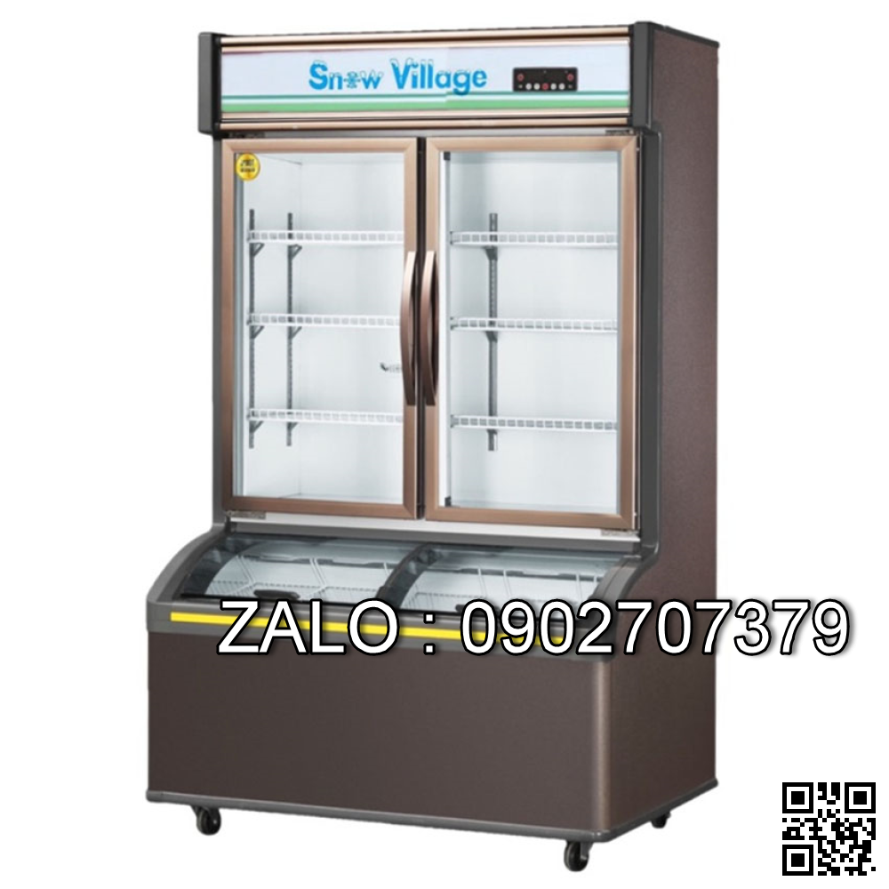 TỦ ĐÔNG MÁT TRƯNG BÀY SIÊU THỊ 758 LÍT SNOW VILLAGE LCD-1198