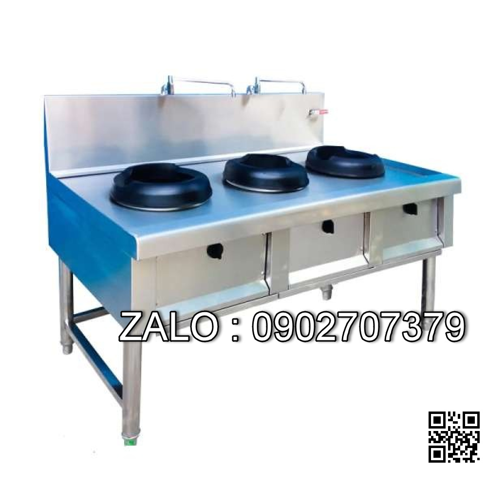 Bếp Á công nghiệp 3 họng Okasu OKS-7B