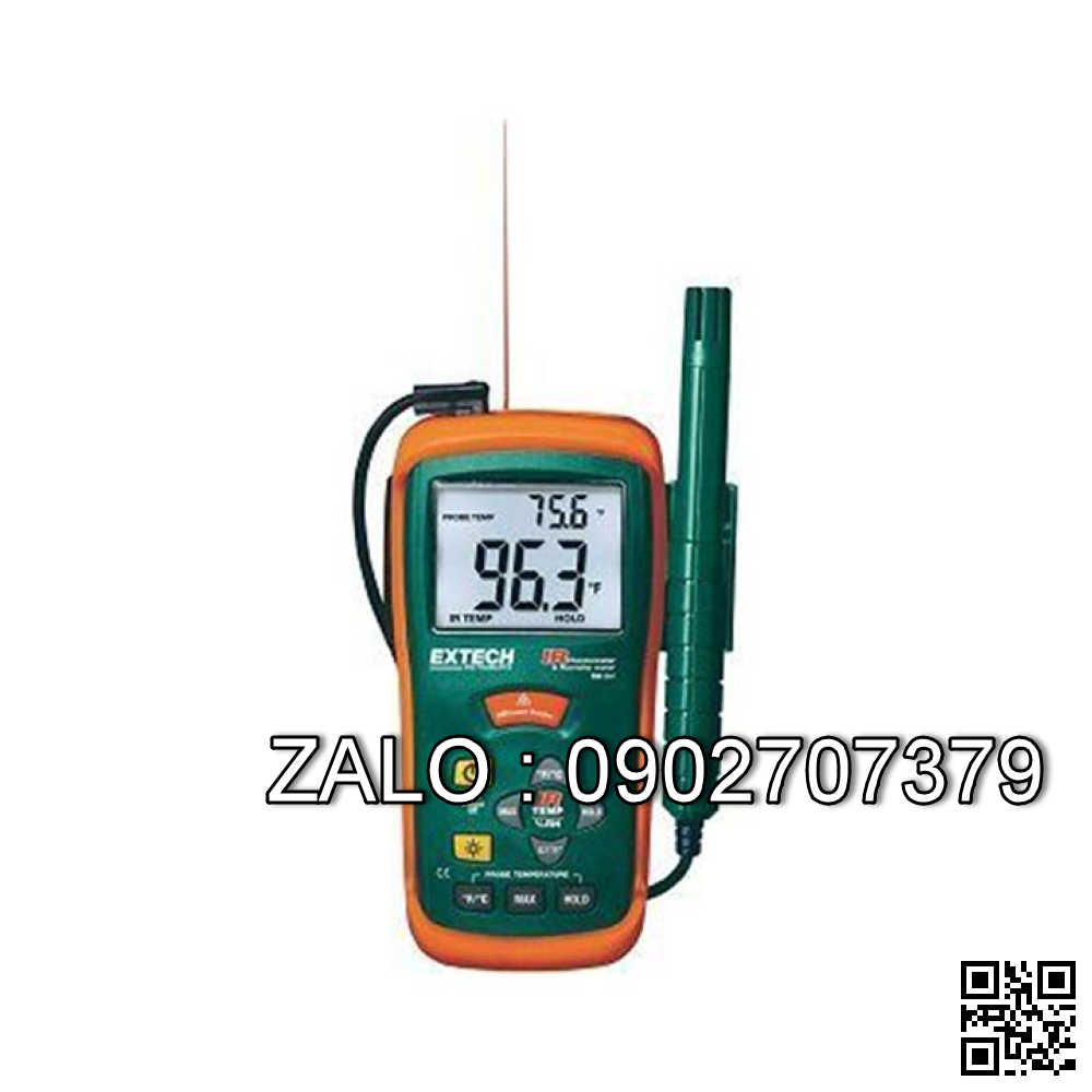 MÁY ĐO NHIỆT ĐỘ, ĐỘ ẨM KẾT HỢP NHIỆT KẾ HỒNG NGOẠI Extech RH101