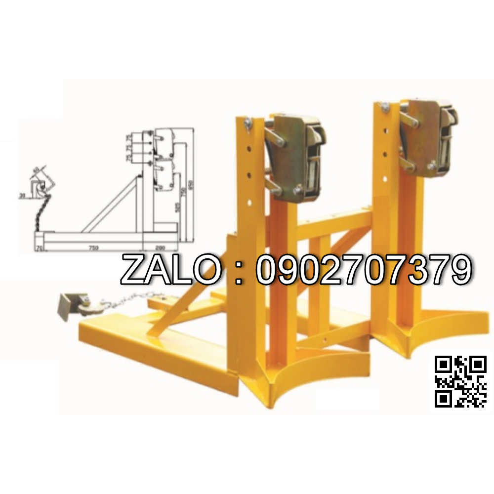 Bộ kẹp phuy Auto N2