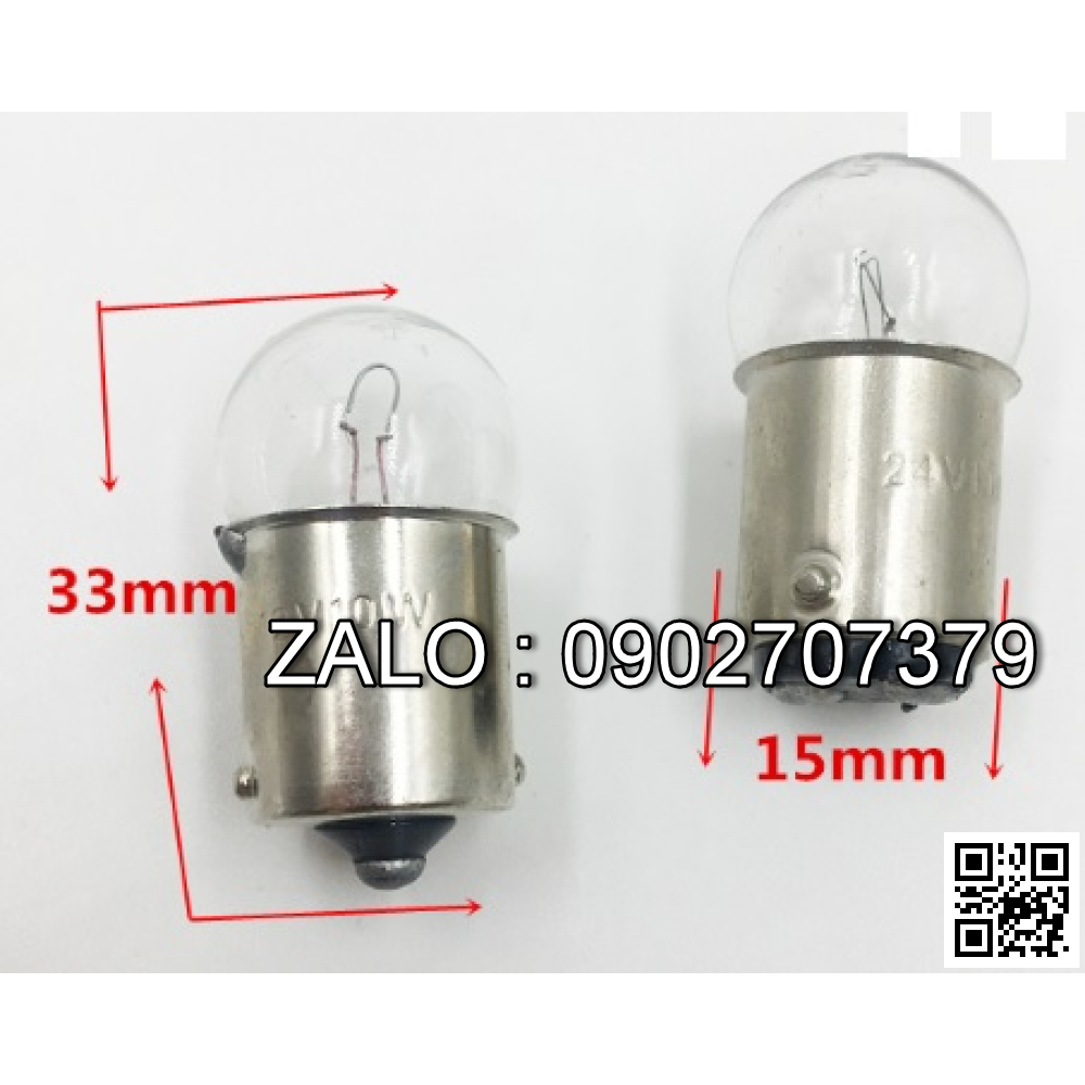 Bong den duoi gai D.15, 24V, 5W MDL PET6