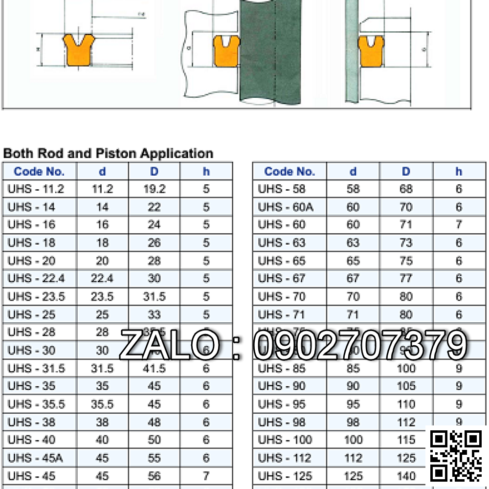 Phốt UHS-30 30x40x6 30*40*6