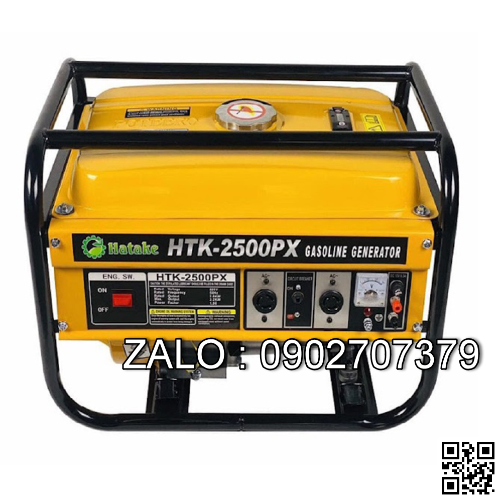Máy phát điện 3kw Chạy Xăng Hatake HTK-3500K-D