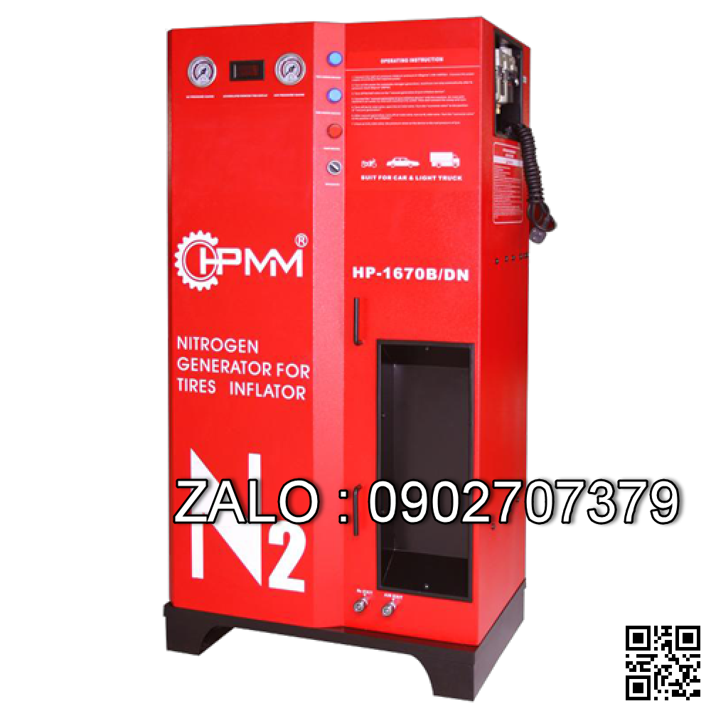 Bơm khí nitơ lốp xe tải mâm 825/9/10-20/19.5