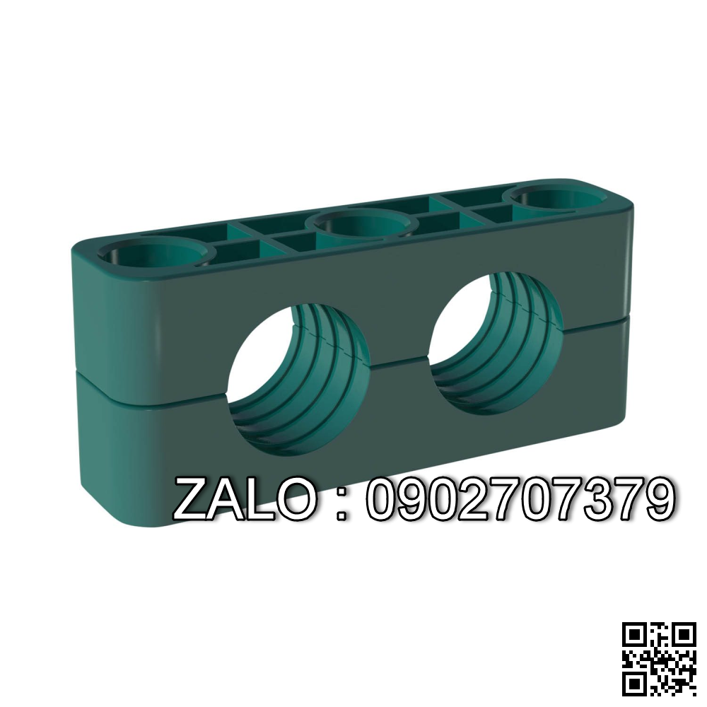 Kẹp ống đôi OD25mm - loại nhẹ