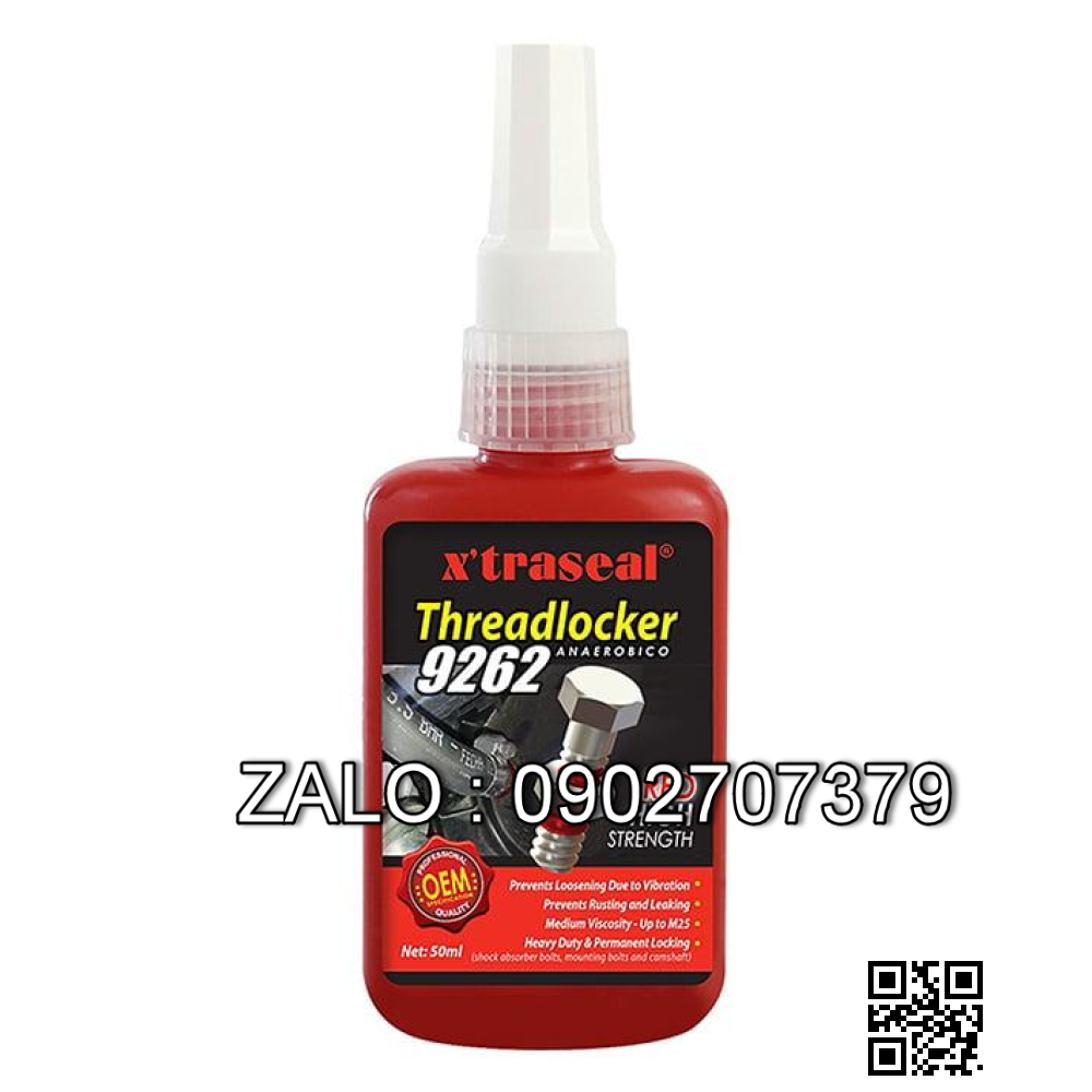 Keo khóa ren X’traseal Threadlocker 9262 50ml