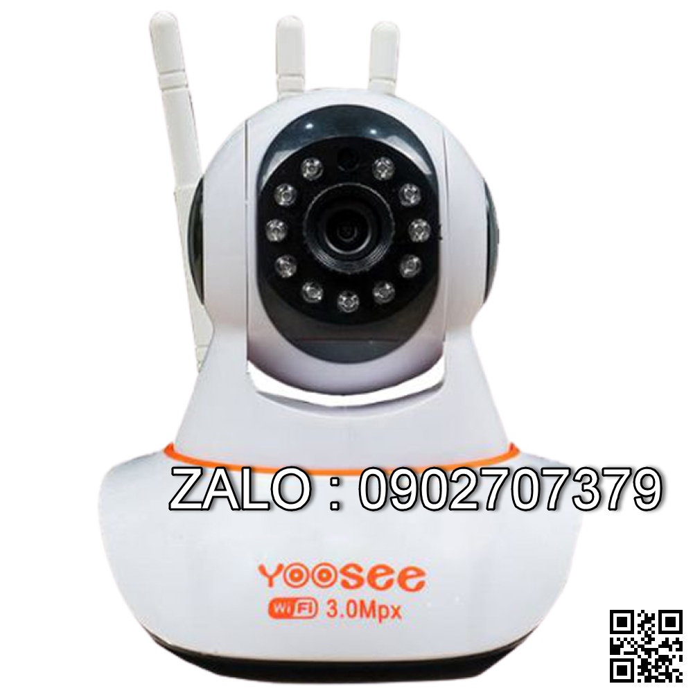 Camera IP Robo Yoosee 3.0Mpx - 318S (Ngoài Trời, Ban Đêm Có Màu) + Adapter