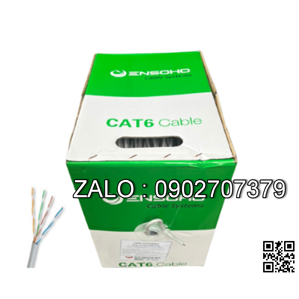 Cable Mạng Ensoho UTP 6E Màu Đen 305m Ngoài Trời (EN-U6CA23 Outdoor)