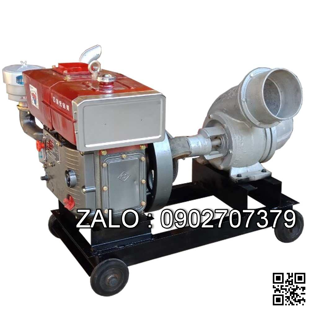 Máy bơm nước đầu nổ D30 đề nổ mát gió