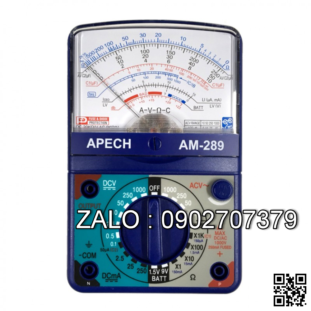 Đồng hồ đo vạn năng APECH AM-289