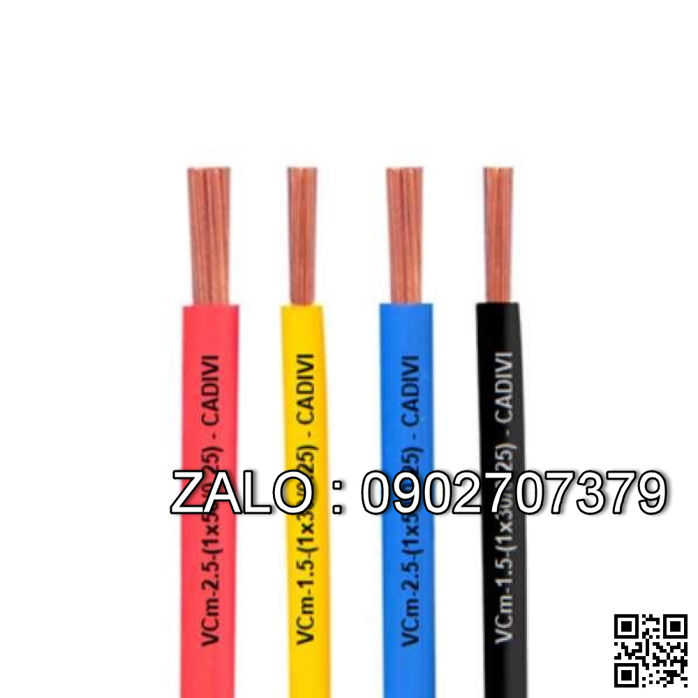 Dây điện bọc nhựa PVC -TCVN 6610-3 (ruột đồng) VCm-0.5-(1x16/0.2)-300/500V