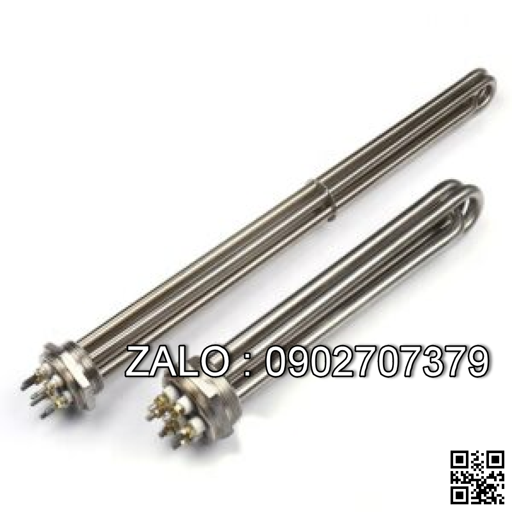 Điện trở DN50 30cm 380V 9KW inox 304