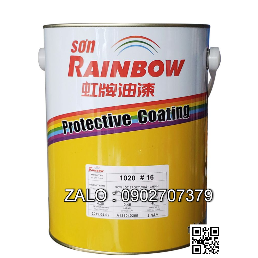 Sơn chịu nhiệt Rainbow 200 độ màu xanh