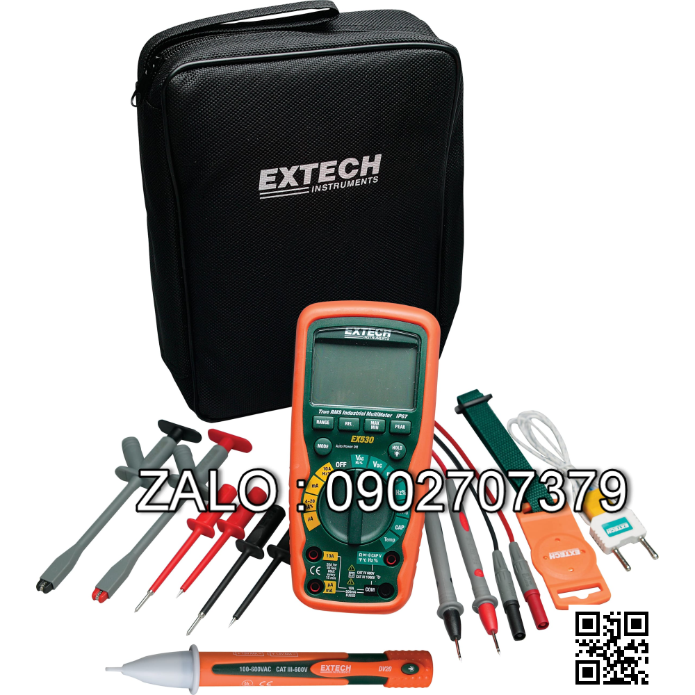 Đồng hồ vạn năng + bút thử điện Extech EX530-KIT