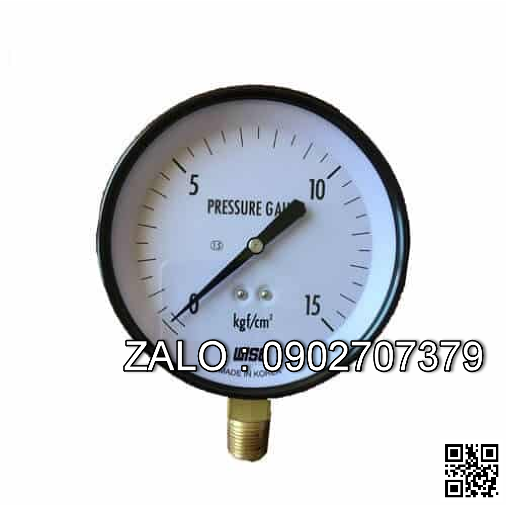 Đồng hồ đo áp suất khí nén từ 0 - 15 kg