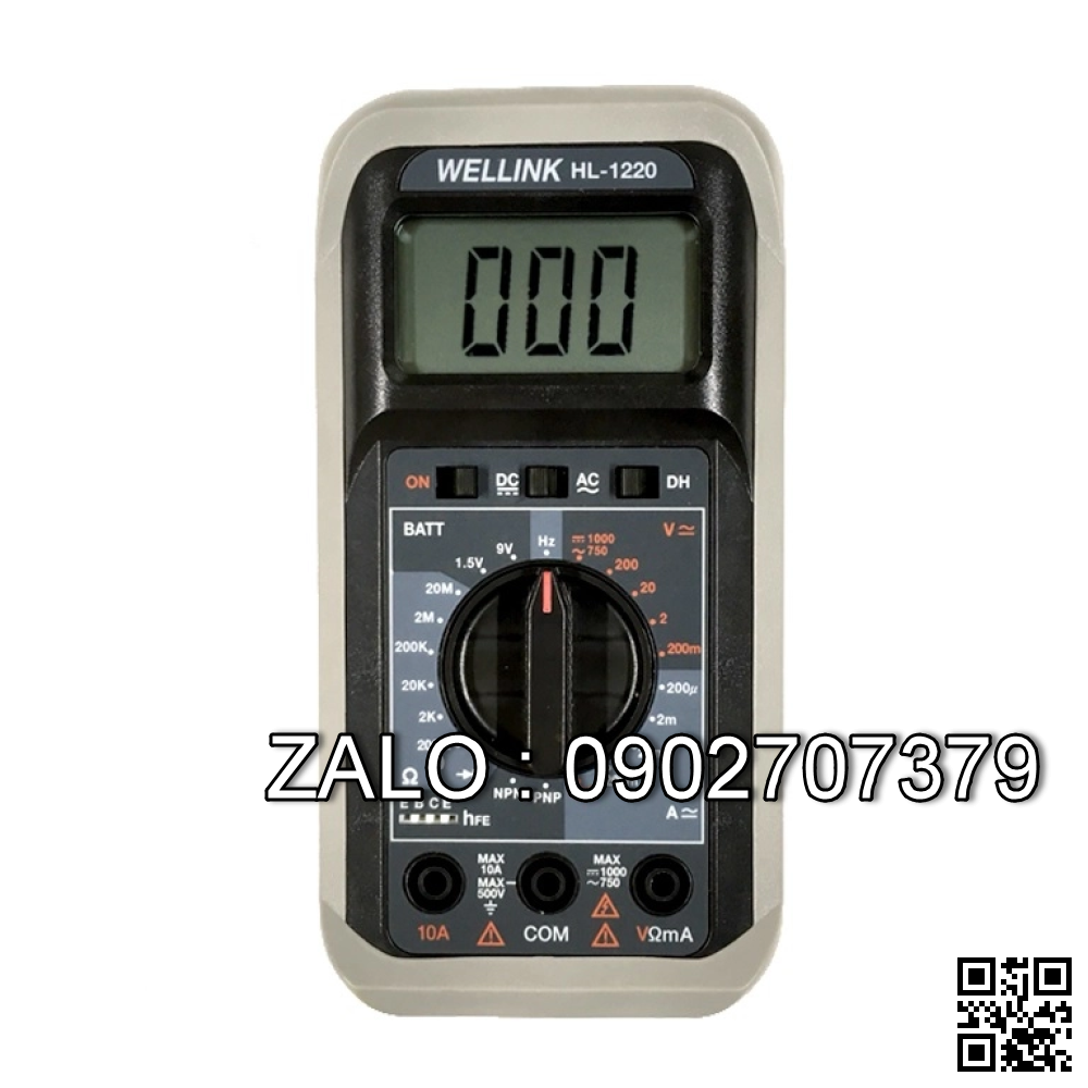Đồng hồ đo vạn năng WELLINK HL-1220