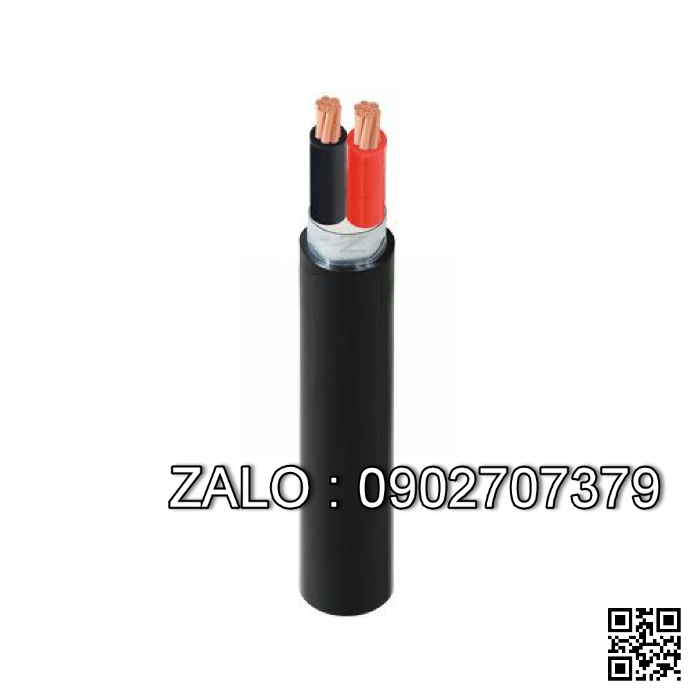 Cáp Duplex (2 lõi, ruột đồng, cách điện PVC) Du-CV-2x11 (2x7/1.4) -0,6/1kV