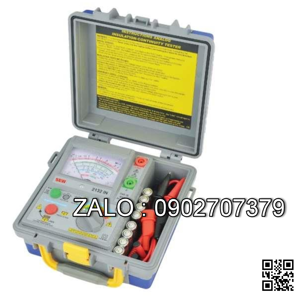 Đồng hồ kiểm tra điện trở cách điện SEW 2132 IN