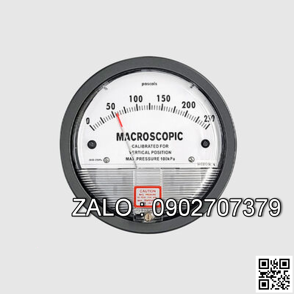 Đồng Hồ Chênh Áp 200 kg - 400 kg