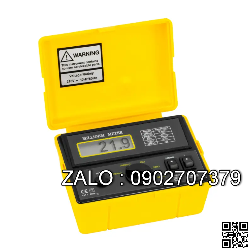 Máy đo điện trở Milliohm PCE-MO 2001