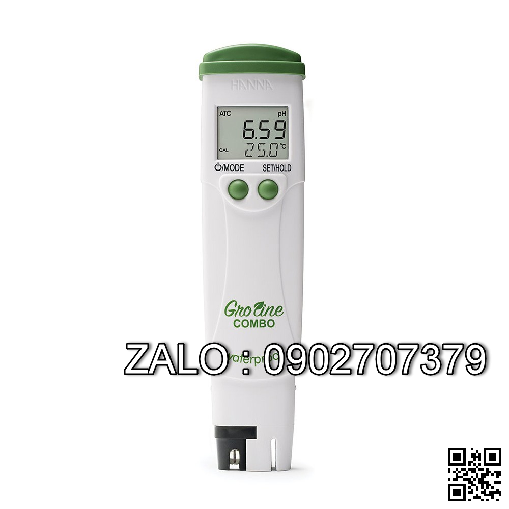 Bút Đo pH/EC/TDS/Nhiệt Độ GRO LINE Chống Thấm Nước Trong Thủy Canh HI98131