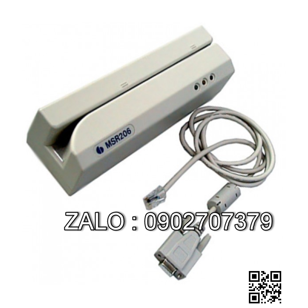 Đầu đọc, ghi và xóa thẻ từ MSR 206-3HL