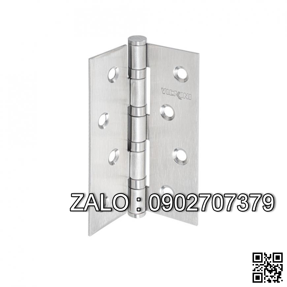 Bản lề cửa Vickini 43102.102 SSS inox 304 mờ 1T mỏng