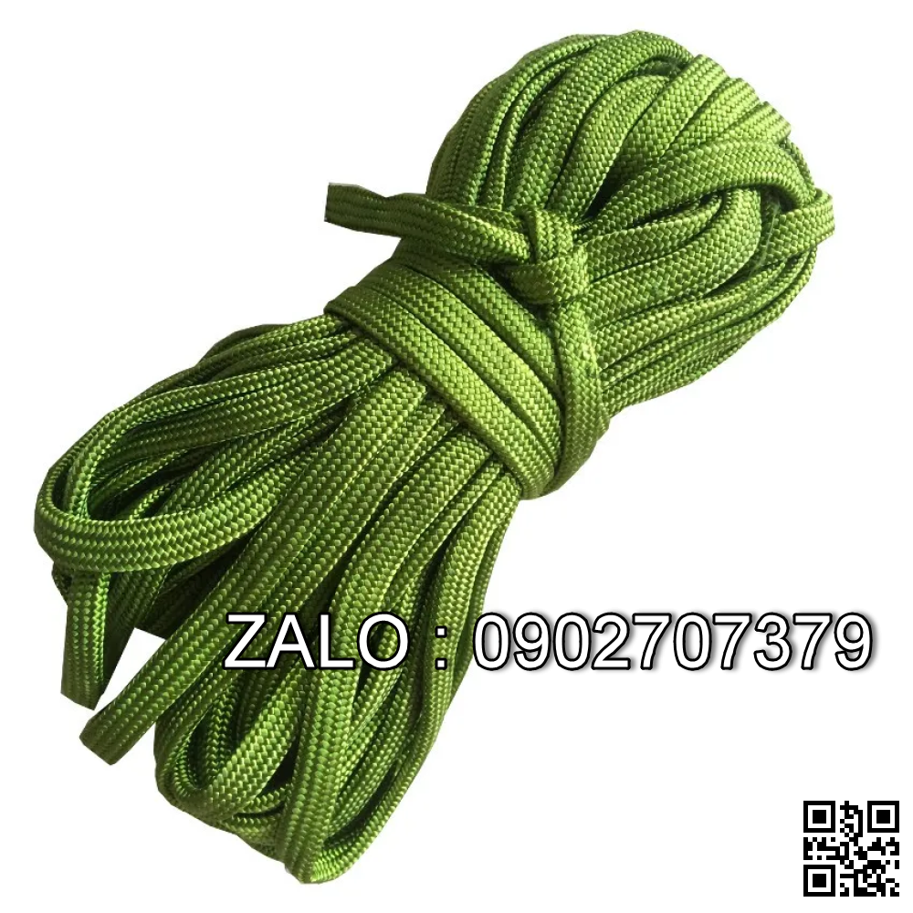 Dây dù dẹp xanh bóng