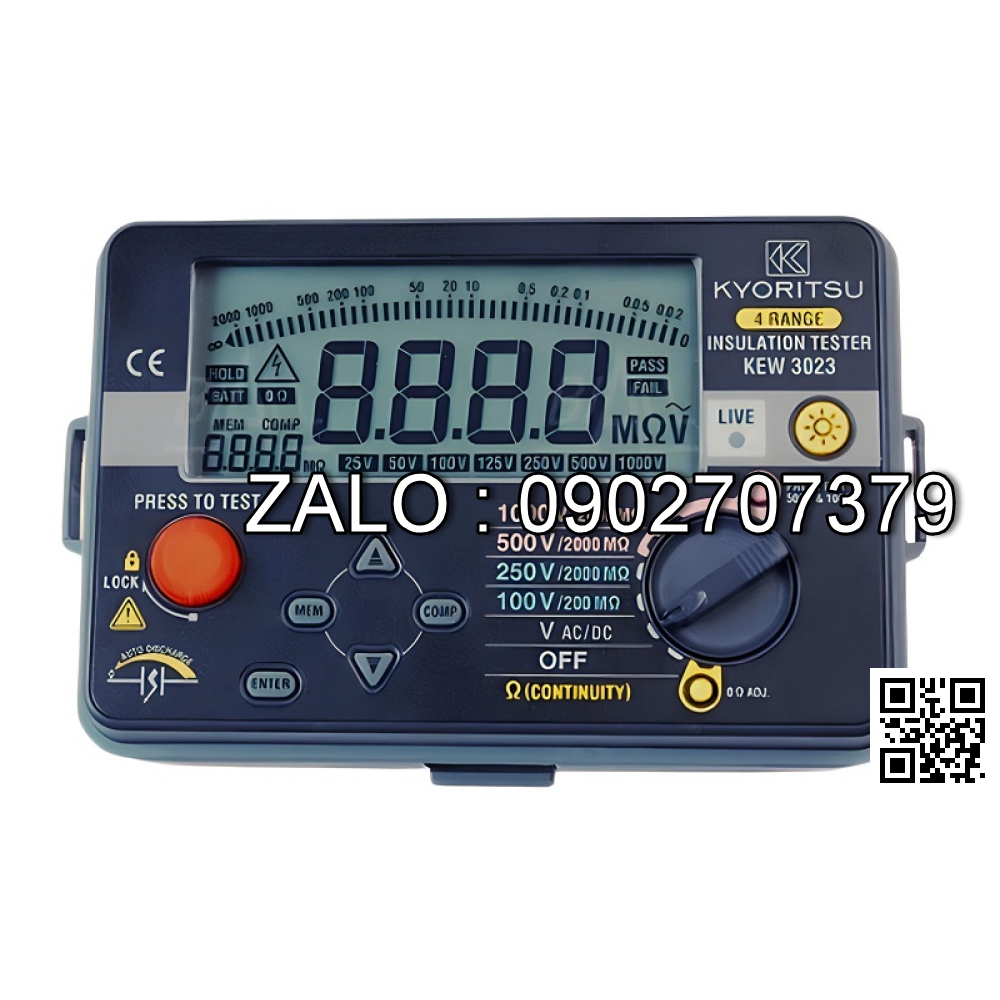 Đo điện trở cách điện KYORITSU 3023, K3023